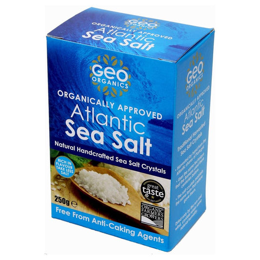 Georganics_Organically Approved Atlantic Sea Salt - Crystals 250g-Pack of 3