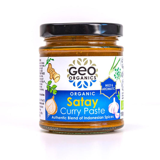 Georganics_Pastes - Organic Indonesian Satay Curry Paste 180g-Pack of 2