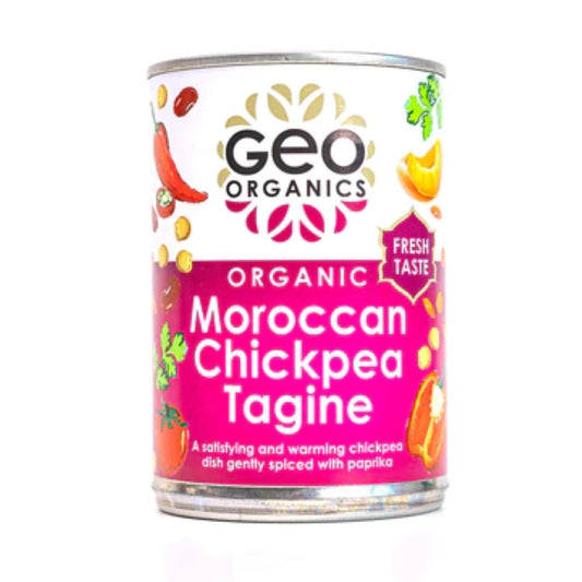 Georganics_Cans - Organic Moroccan Chickpea Tagine 400g-Pack of 2