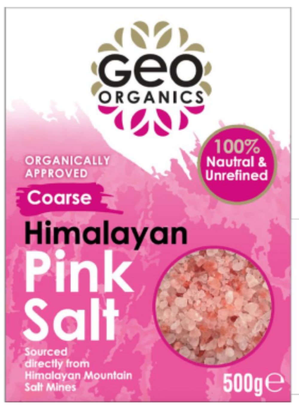 Georganics_Geo Organics Himalayan Pink Salt - Coarse 500g