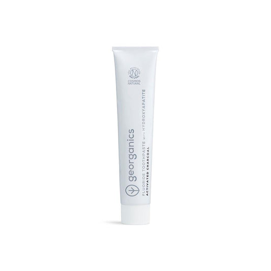 Georganics_Toothpaste with Hydroxyapatite - Charcoal - with Fluoride