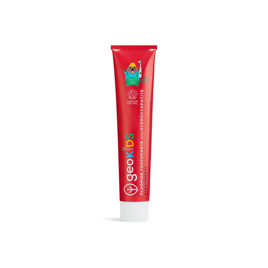 Georganics_Kids Toothpaste with Hydroxyapatite - Strawberry - with Fluoride