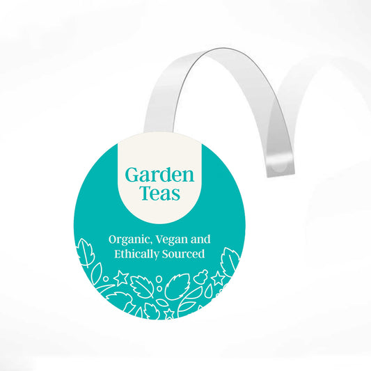 Garden Teas_Shelf Edge Wobbler 3"" Diameter