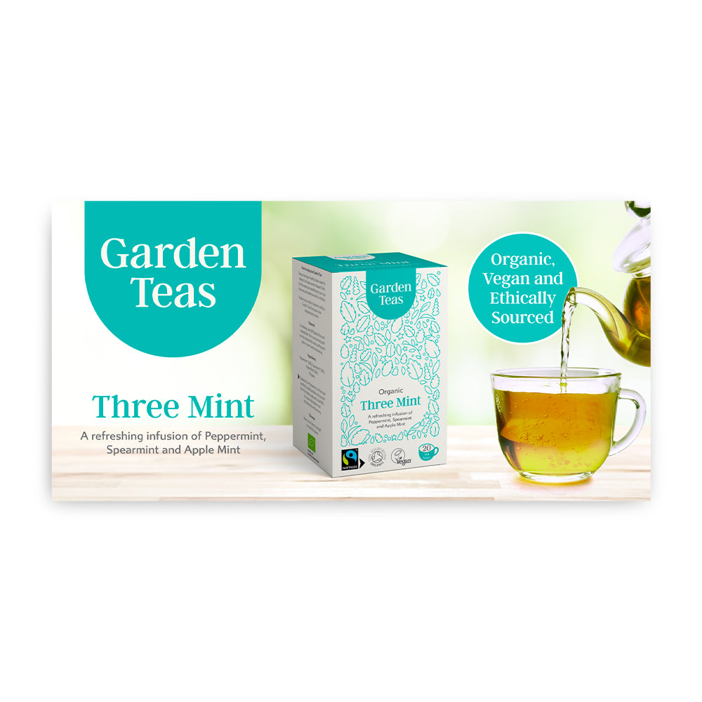 Garden Teas_Shelf Talker 6""x3