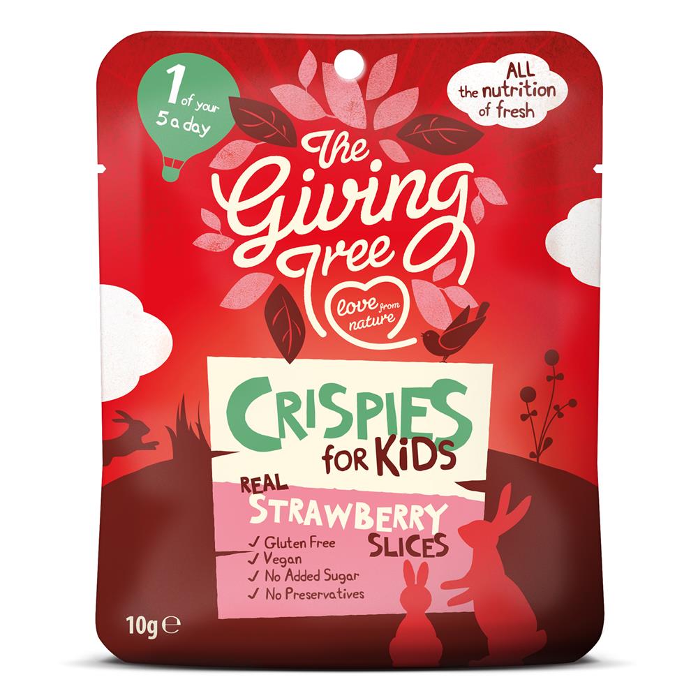 Giving Tree Snacks_20% OFF Freeze Dried Crispies for Kids Strawberry 10g-pack of 12