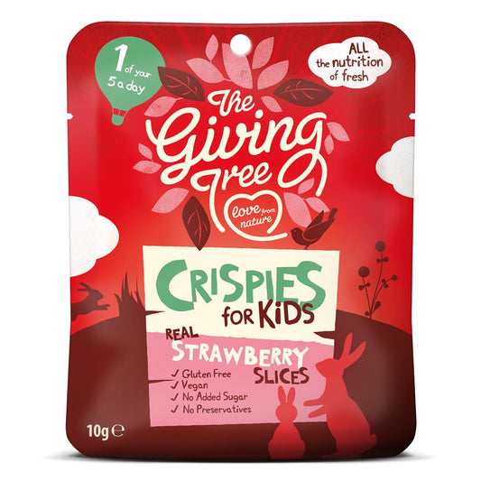 Giving Tree Snacks_20% OFF Freeze Dried Crispies for Kids Strawberry 10g-pack of 12