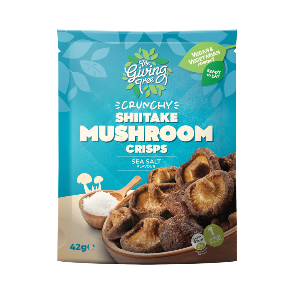 Giving Tree Snacks_Shitake Mushroom Sea Salt 42g-pack of 12
