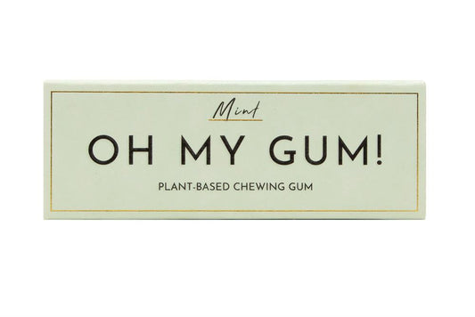 Oh My Gum_! Plant Based Mint Chewing Gum 19g-pack of 12