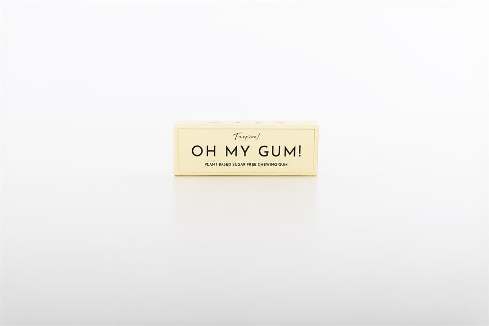 Oh My Gum_! Tropical Chewing Gum 19g-pack of 12