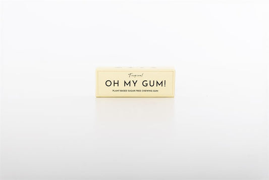 Oh My Gum_! Tropical Chewing Gum 19g-pack of 12