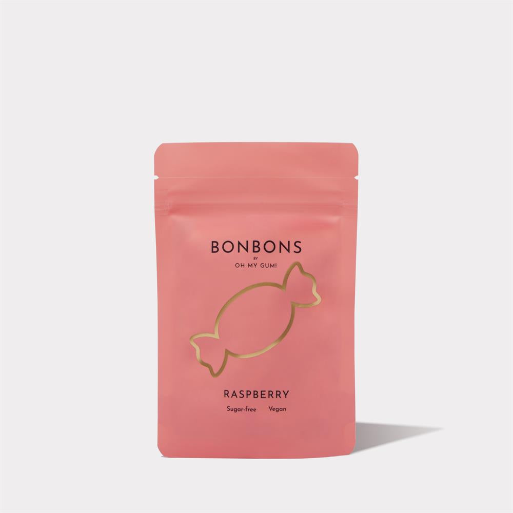 Oh My Gum_Raspberry Bonbons 32g-pack of 10