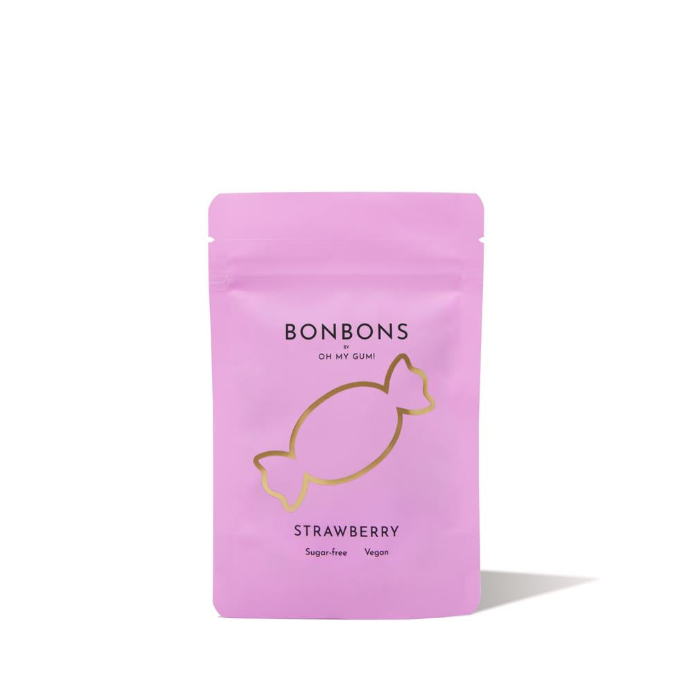 Oh My Gum_Strawberry Bonbons 32g-pack of 10