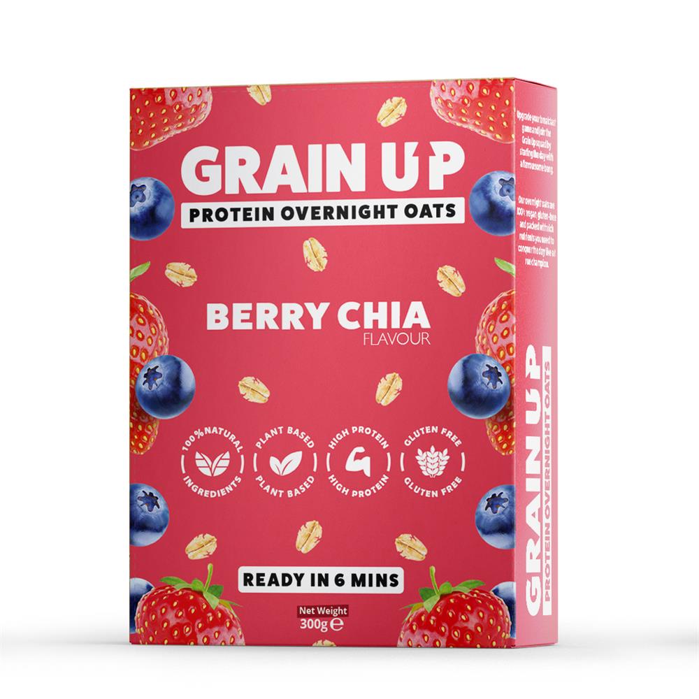 GRAIN UP_Overnight Oats - Berry Chia 300g