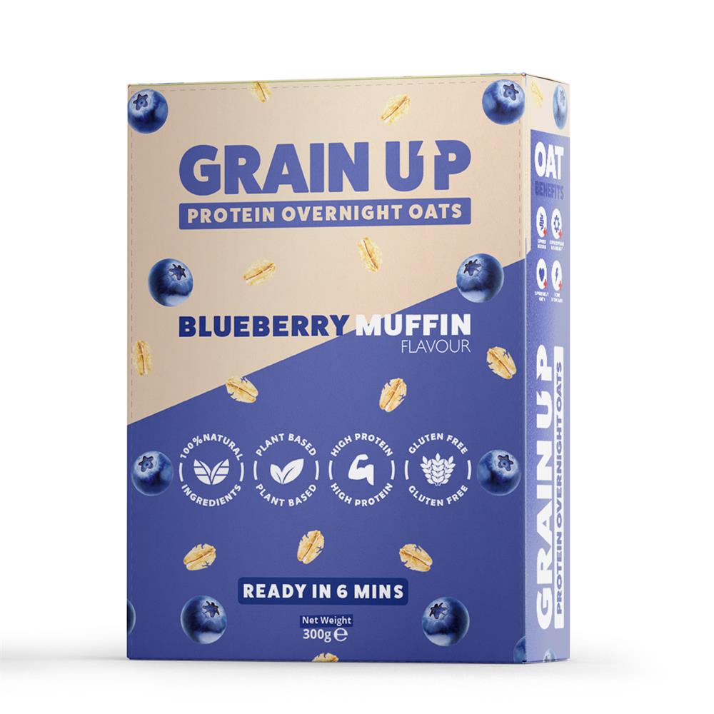 GRAIN UP_Overnight Oats Blueberry Muffin - 300g