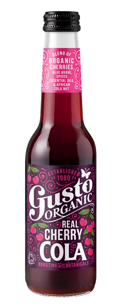 Gusto_Organic Real Cherry Cola 275ml-Pack of 3