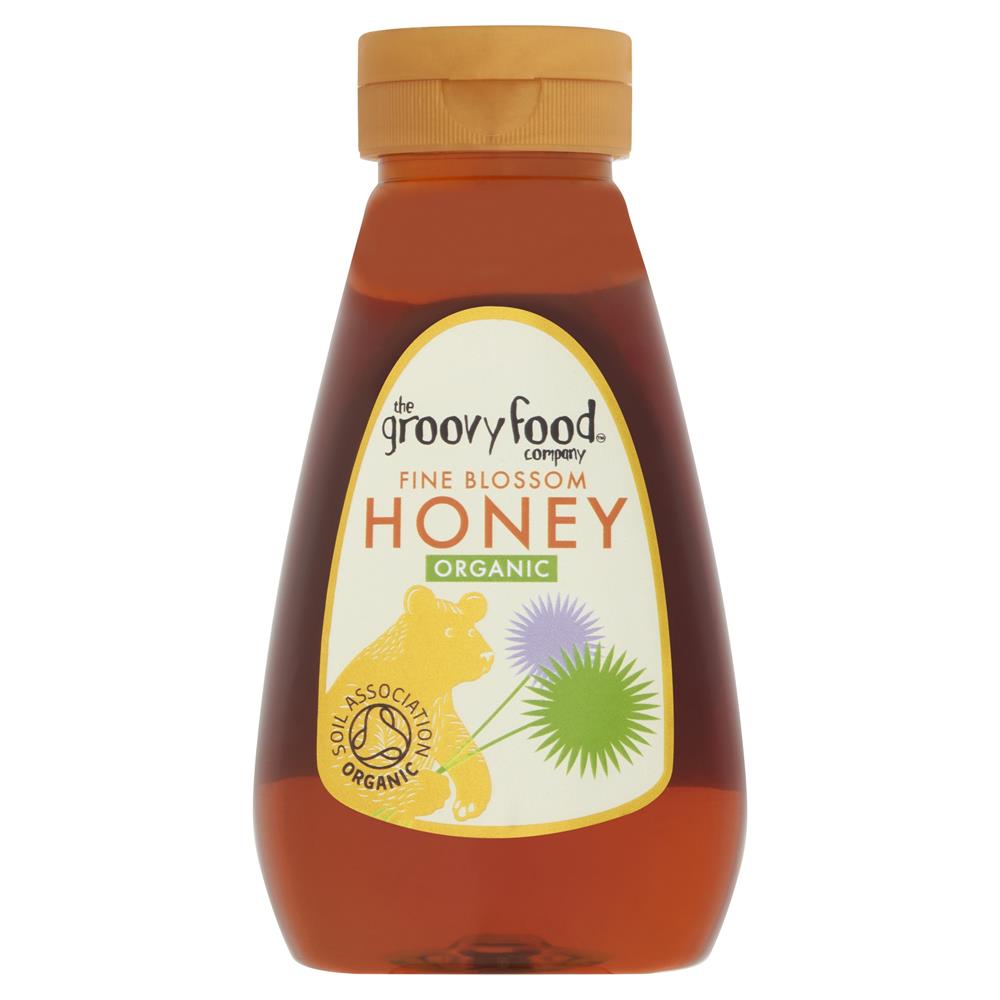 Groovy Food_Groovy Squeezy Organic Fine Blossom Honey 340g-pack of 2