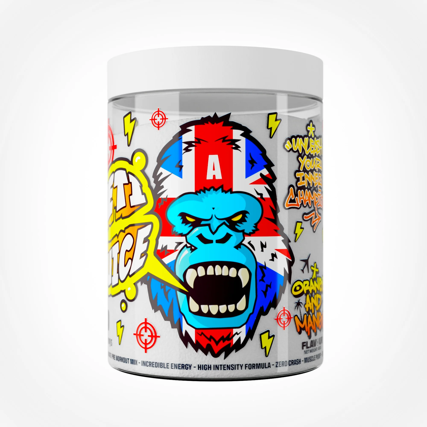 Gorillalpha Yeti Juice 480g Strawberry Laces