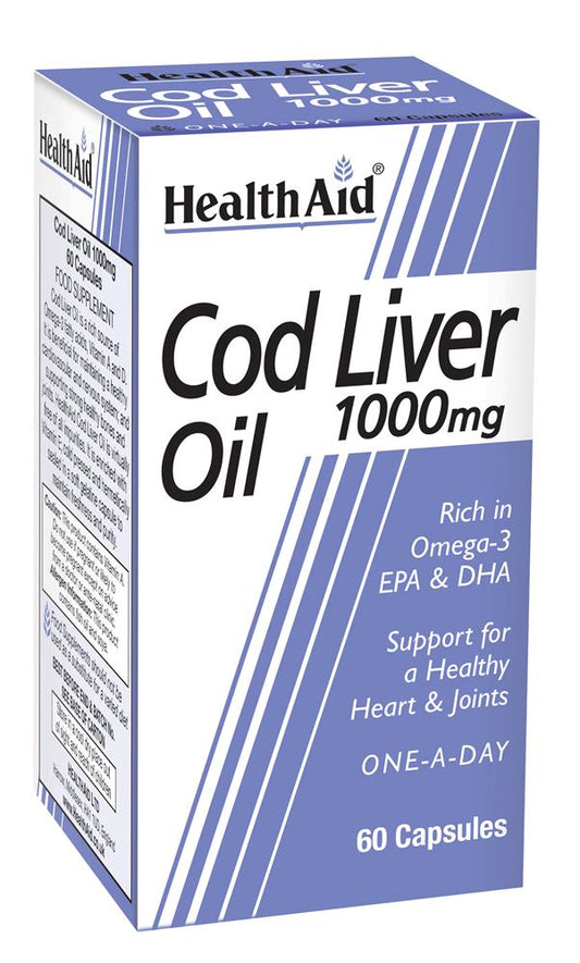 HealthAid_Cod Liver Oil 1000mg - 60 Capsules