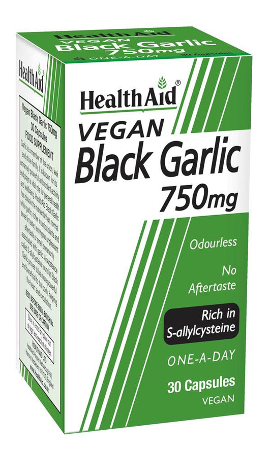 HealthAid_Black Garlic 750mg - 30 Vegicaps