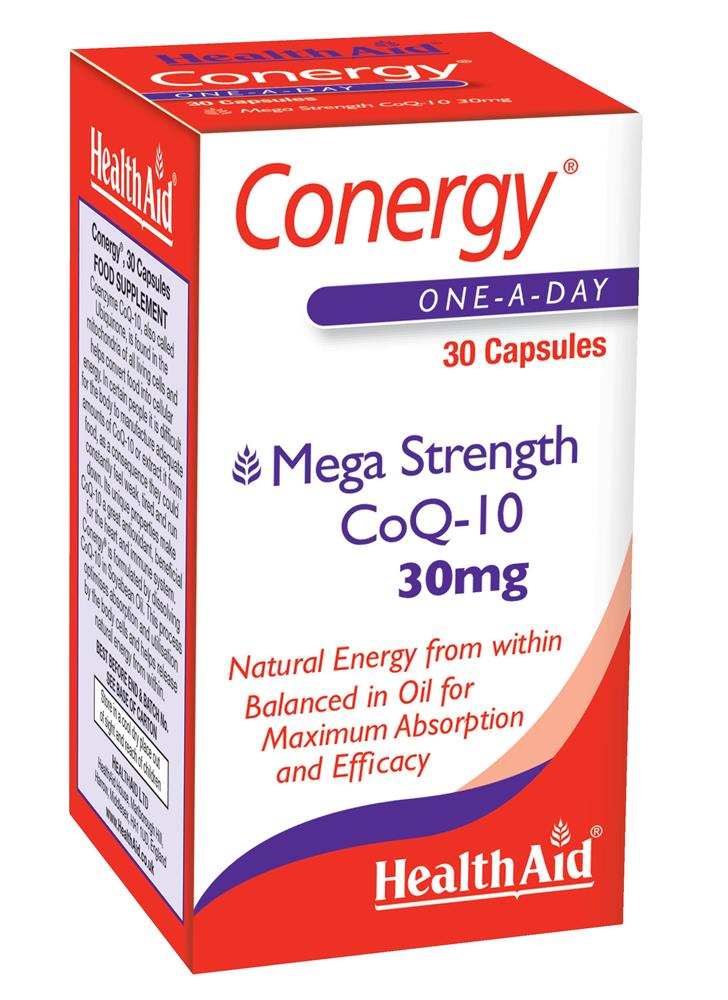 HealthAid_Conergy CoQ-10 30mg - 30 capsules