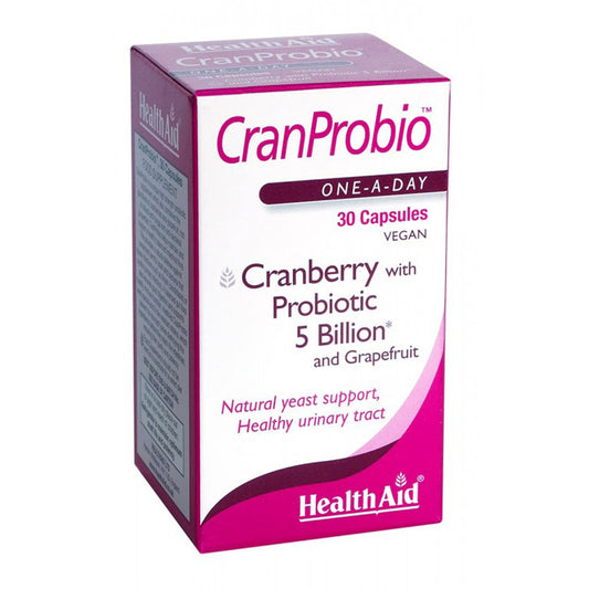 HealthAid_Cranprobio (Cranberry Probiotic 5 Billion) - 30 Vegicaps