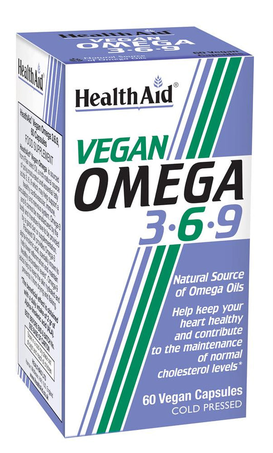HealthAid_Vegan Omega 3.6.9 - 60 Capsules