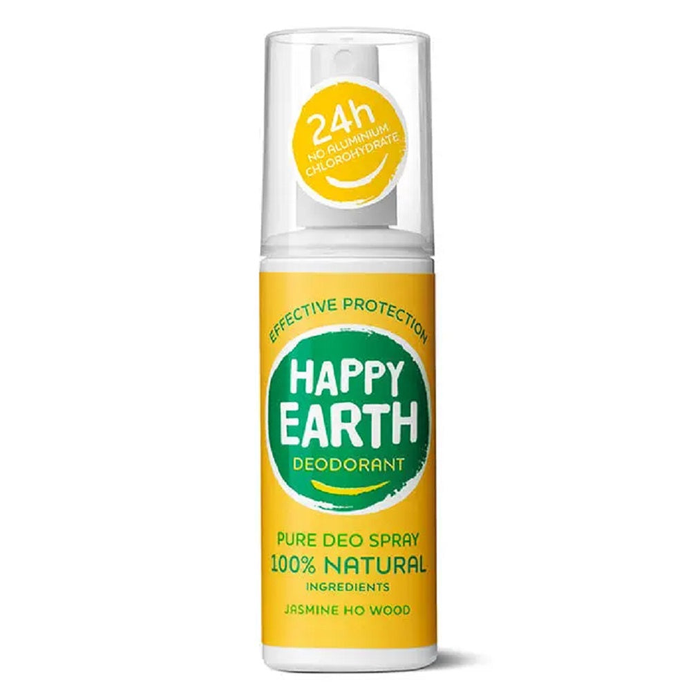 Happy Earth_Happy Earth Natural Deodorant Spray Jasmine Ho Wood 100ml-pack of 2