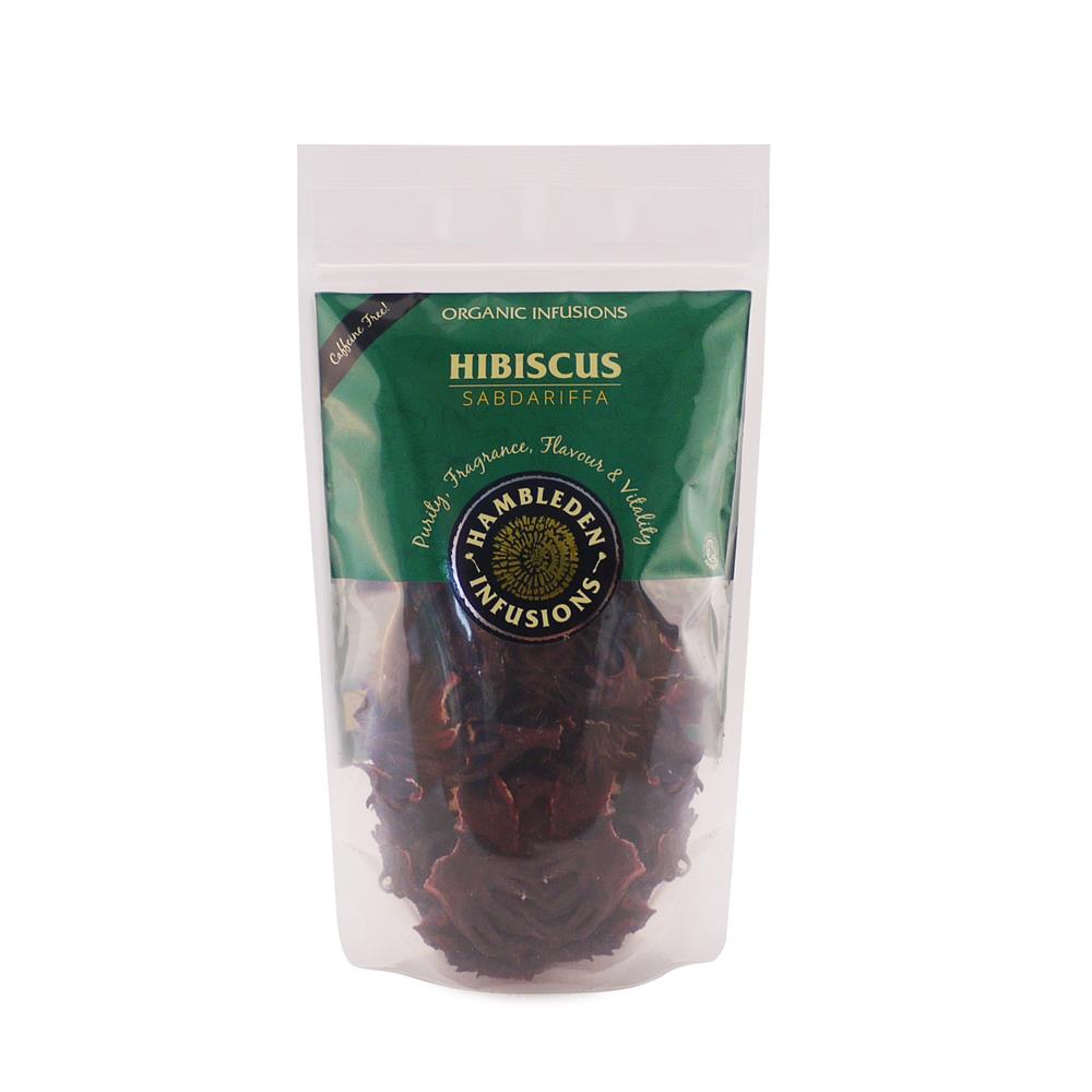 Hambleden Herbs_Organic Hibiscus loose leaf tea 50g
