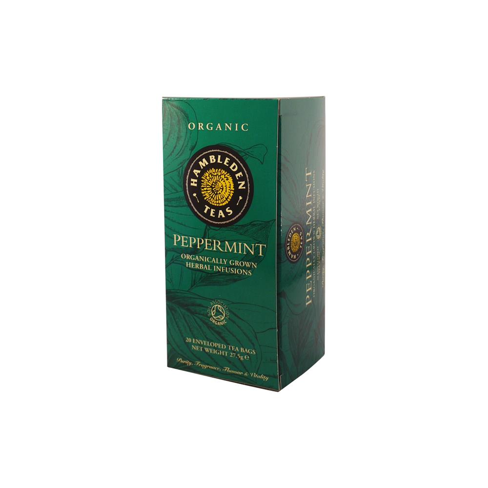 Hambleden Herbs_Organic Peppermint teabags 27.5g