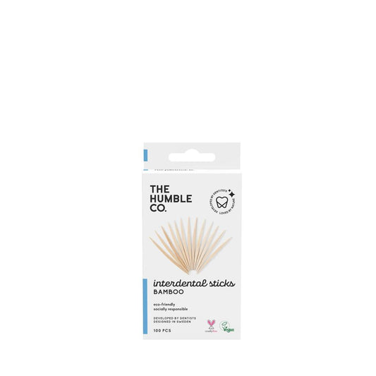 Humble Brush_Humble Bamboo Triangular Interdental Sticks - 100 pcs-pack of 2