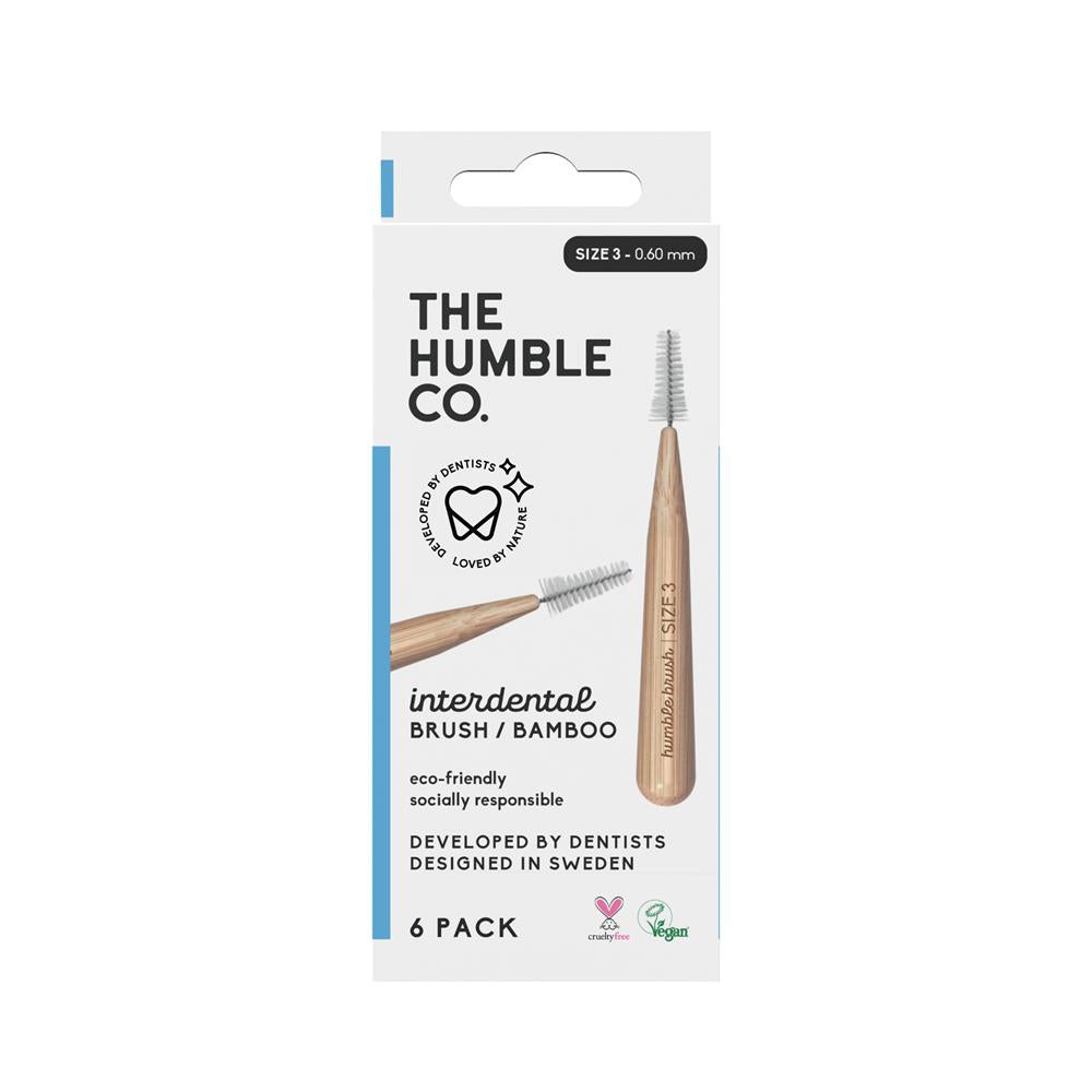 Humble Brush_The Humble Co Inter Dental Brush size 3 - Blue 6 Pack-pack of 3