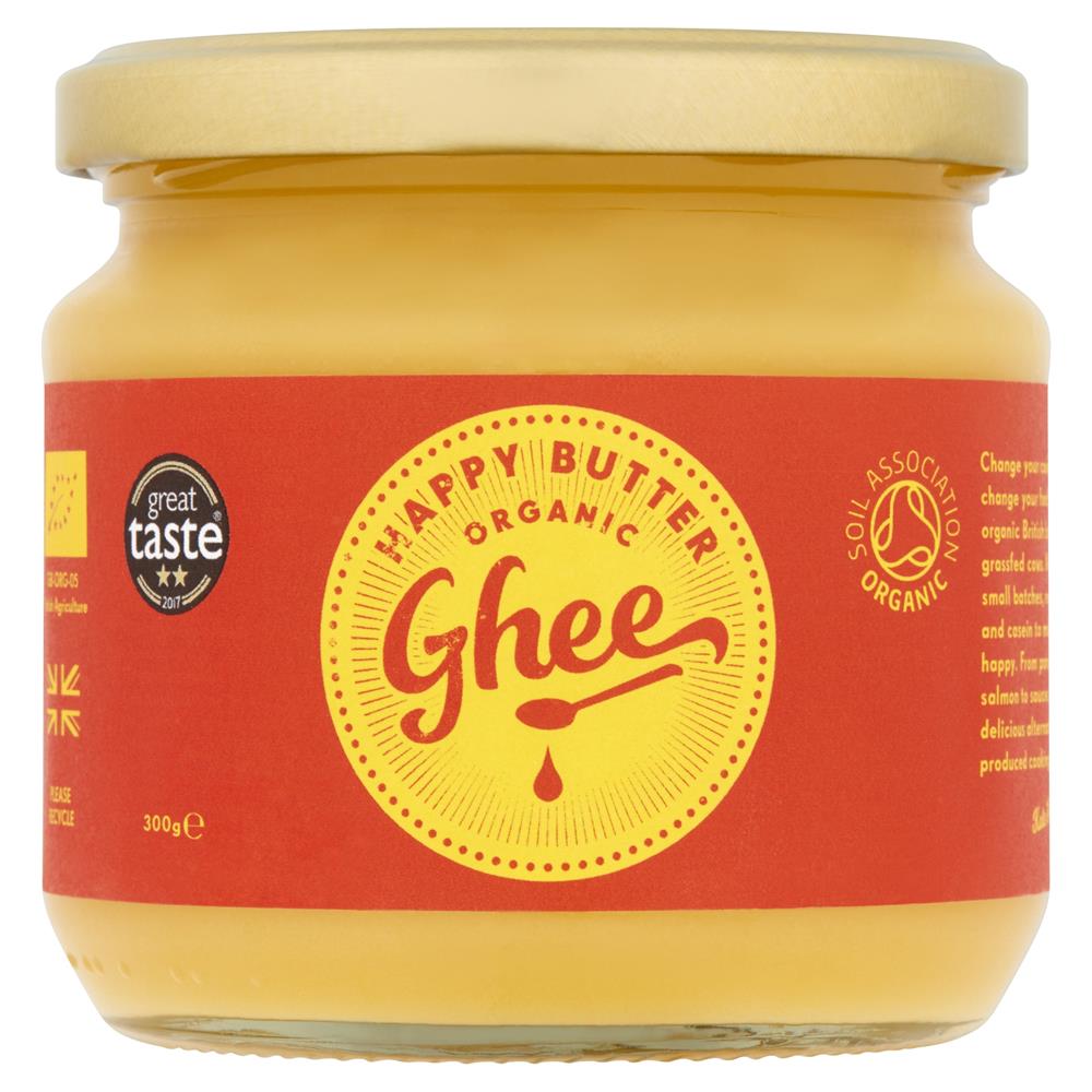 Happy Butter_Artisan Organic UK Ghee 300g Jar