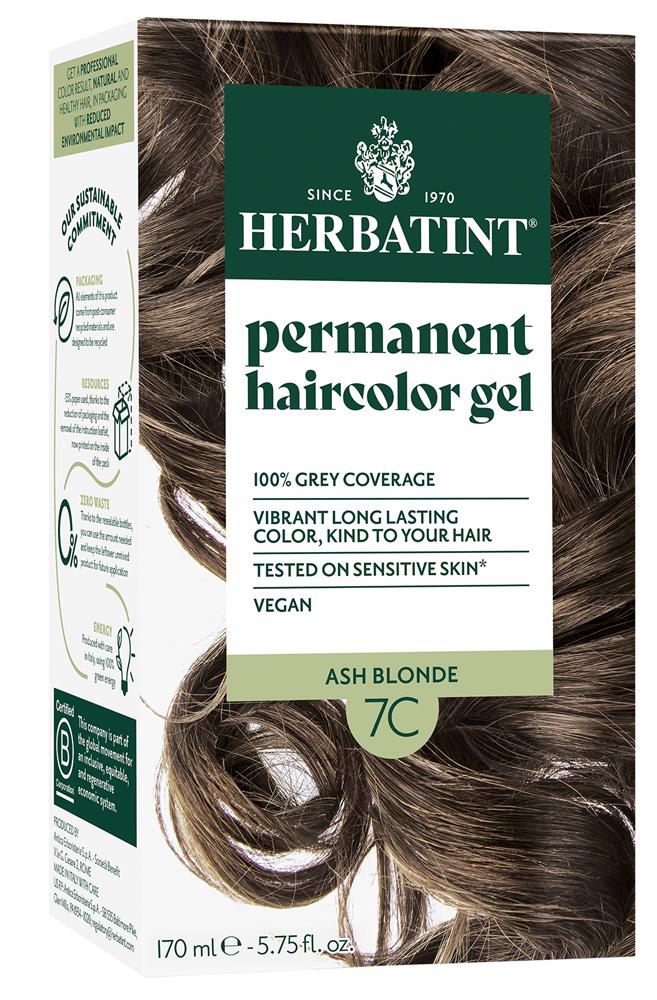 Herbatint_Ash Blonde Hair Colour 7C 170ml
