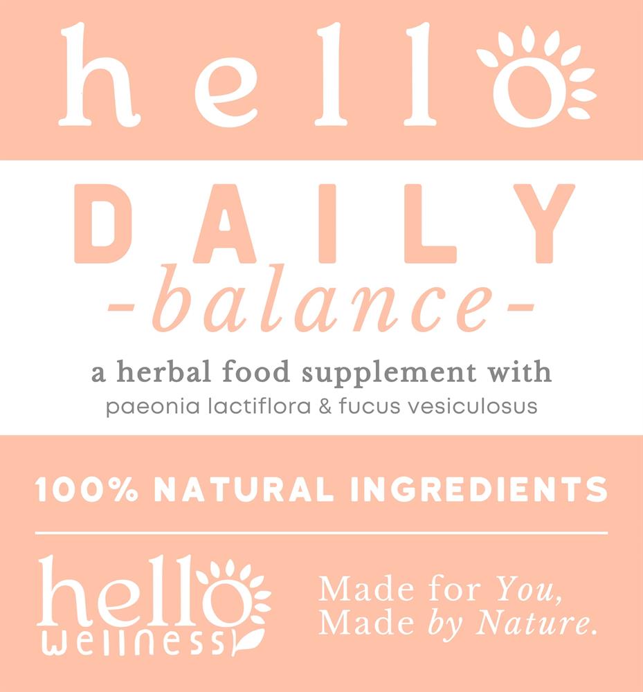 Hello Wellness_Hello Daily Balance - whole body wellbeing 400mg 30 caps