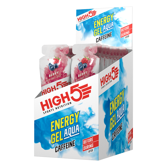 HIGH5 Energy Gel Aqua Caffeine 20x66g Berry