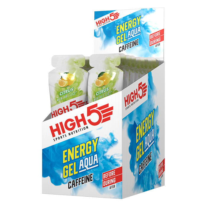 HIGH5 Energy Gel Aqua Caffeine 20x66g Berry