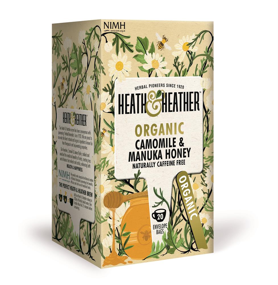 Heath And Heather_Organic Camomile & Manuka Honey 20 bag