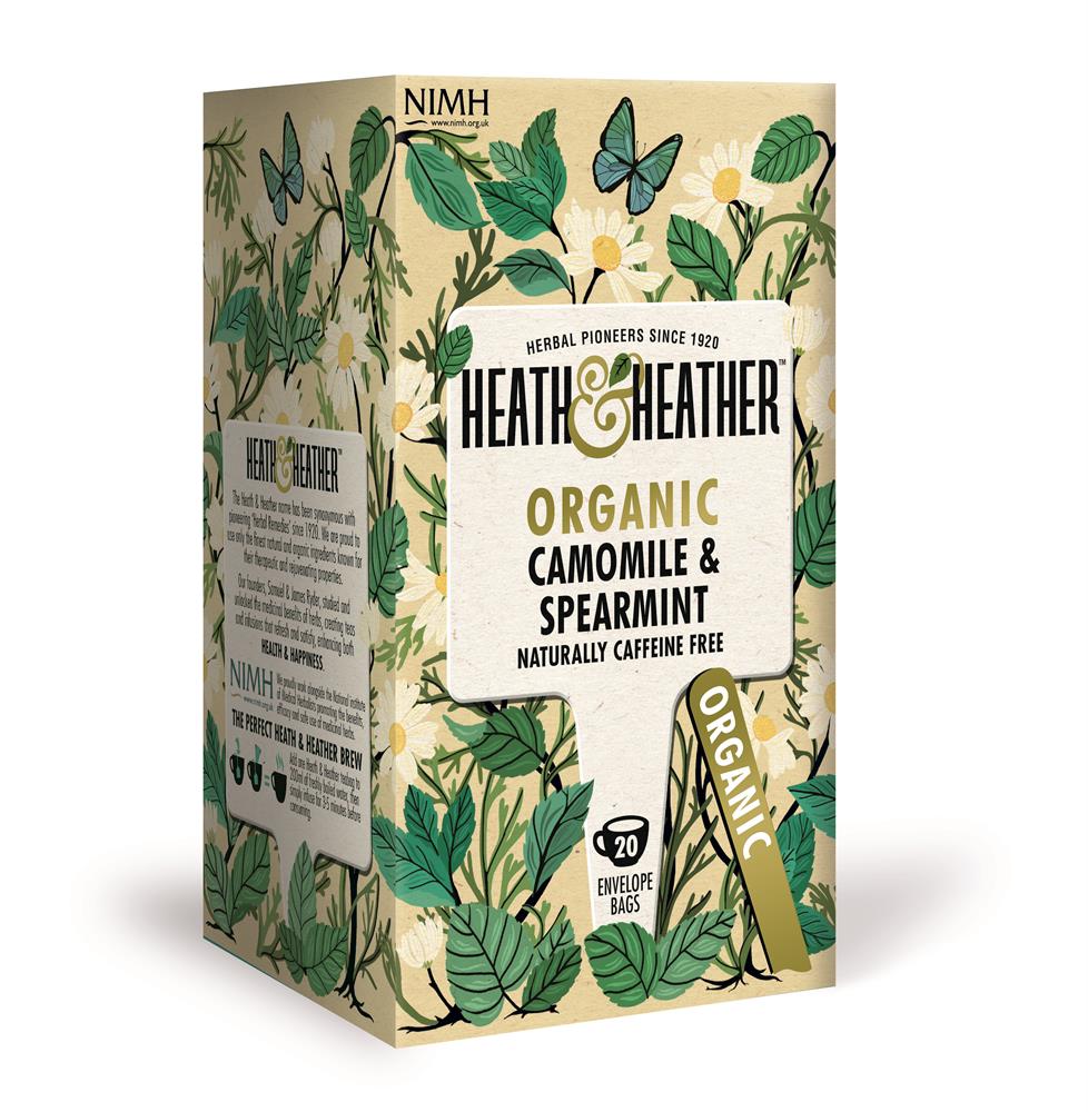 Heath And Heather_Organic Camomile & Spearmint 20 Bag