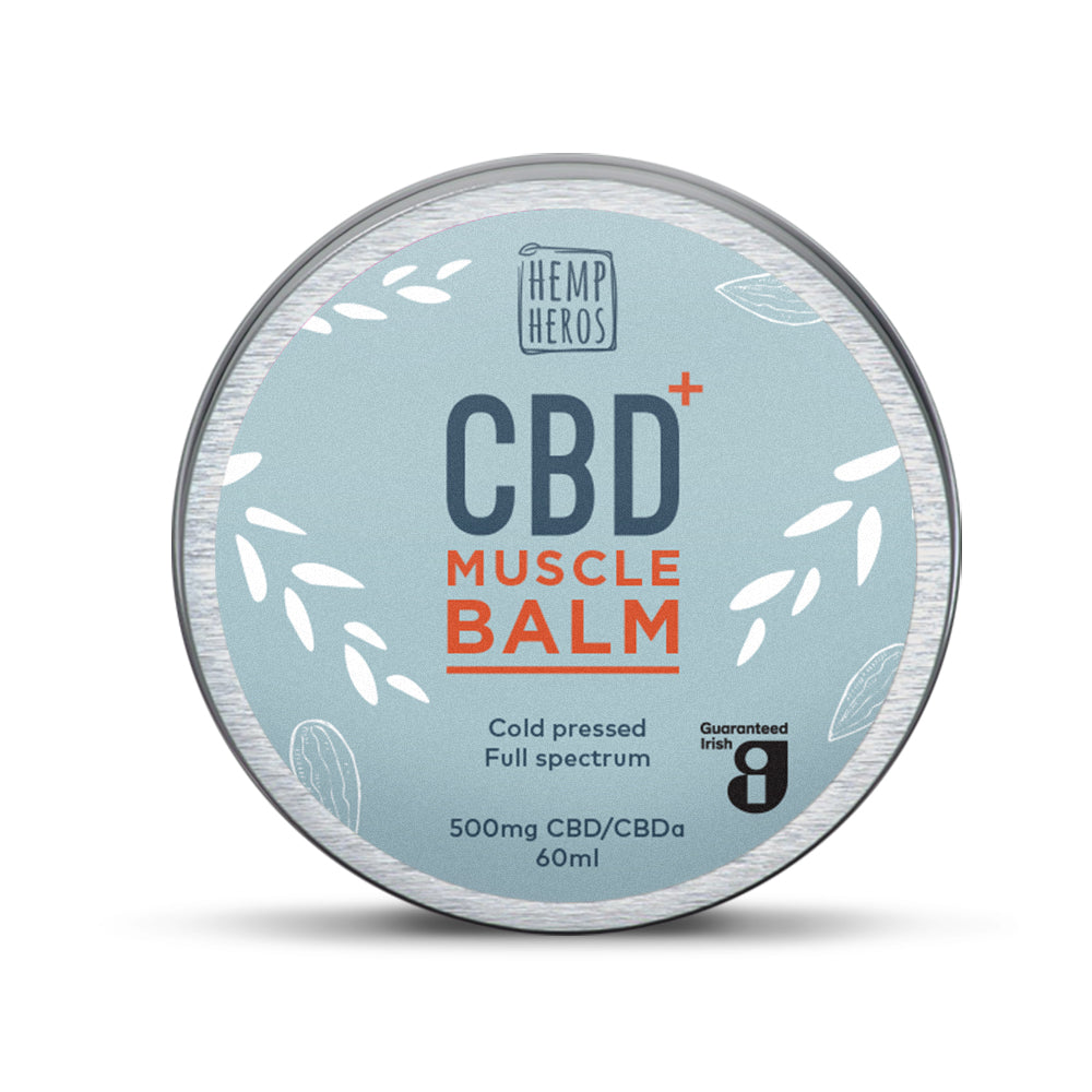 Hemp Heros_Cold pressed CBD+ Muscle balm 500mg - 60ml