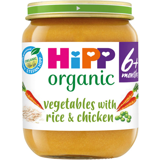 Hipp_Vegetables with Rice & Chicken 125g