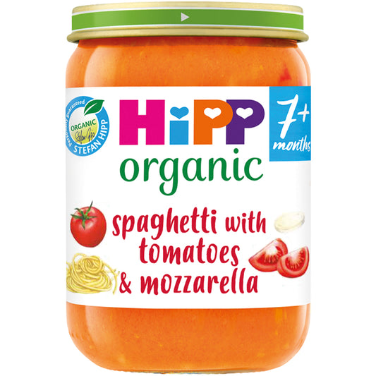 Hipp_Spaghetti with Tomatoes & Mozzarella - 190g-Pack of 6