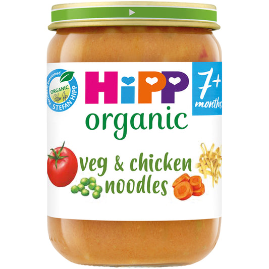 Hipp_Organic Vegetables with Noodles & Chicken 190g-pack of 6
