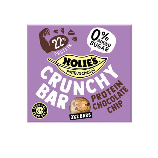 Holies_Crunchy Bar Protein Chocolate Chip 120g-pack of 3