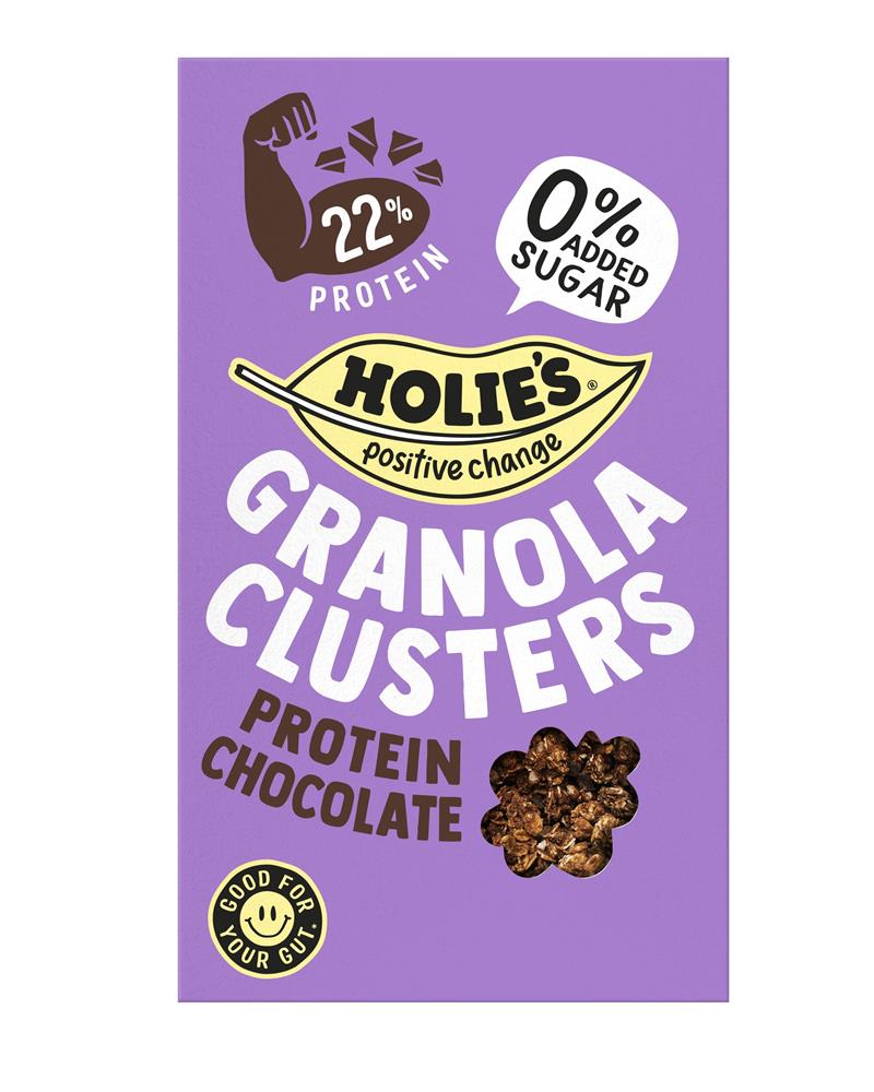Holies_Granola Clusters High Protien Fibre and Low Sugar 400g-pack of 2
