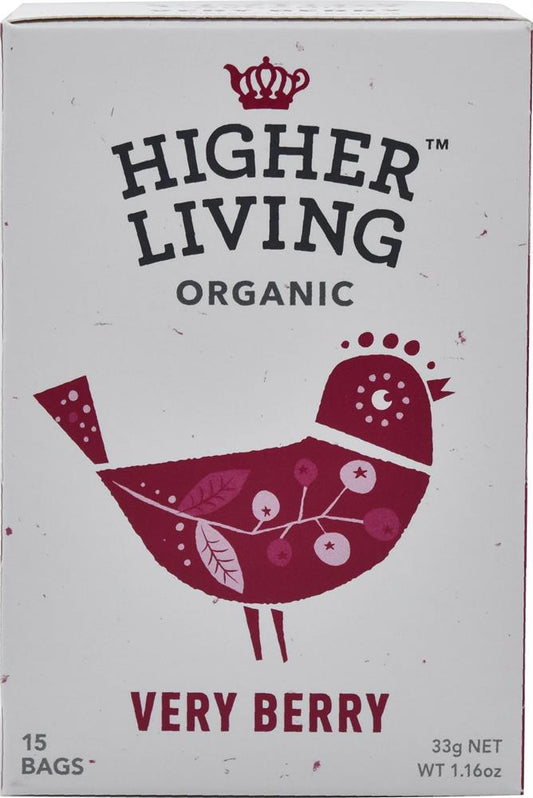 Higher Living_Very Berry Organic Infusion - 15 bags-pack of 4