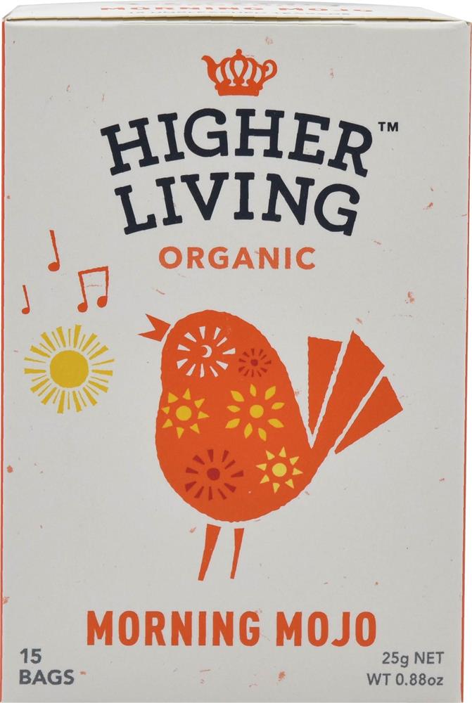 Higher Living_Morning Mojo Organic Infusion - 15 Teabags-pack of 4