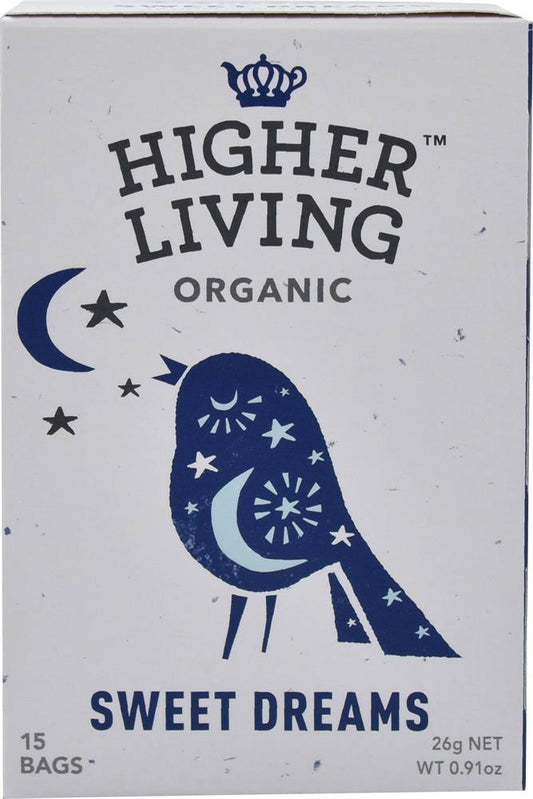 Higher Living_Sweet Dreams Organic Mood Infusion - 15 bags-pack of 4