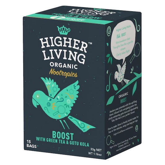 Higher Living_Nootropics Boost Tea - 15 bags-pack of 2