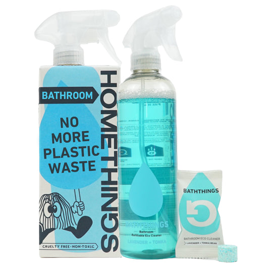 HOMETHINGS_Set of Bathroom Spray bottle 500ml + Effervescent Tab