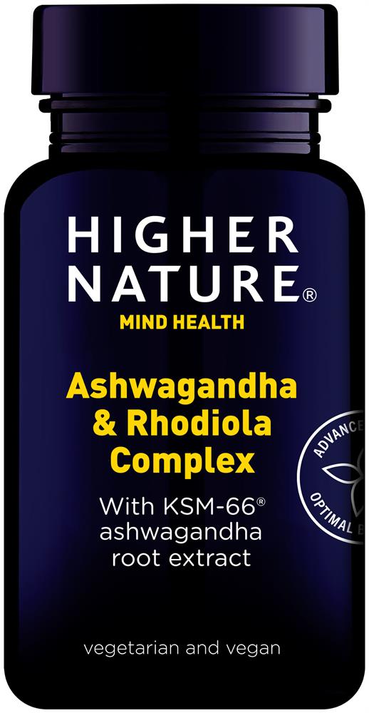 Higher Nature_Ashwagandha & Rhodiola Comlex 30 Capsules